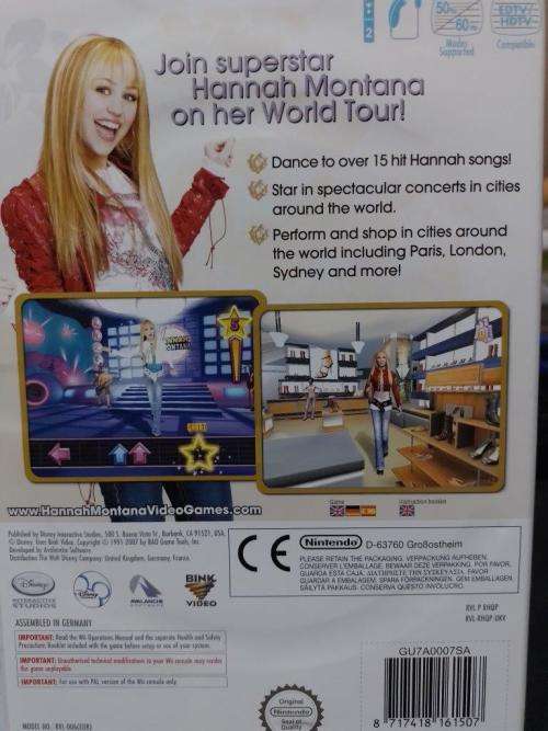 Wii - Hannah Montana Spotlight World Tour
