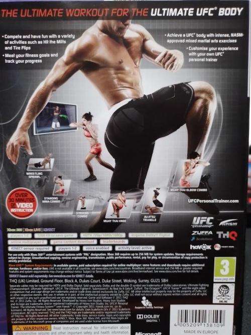 Xbox 360 - UFC Trainer (Requires Kinect Sensor)