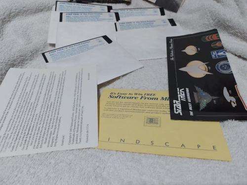 PC - Star Trek V The Final Frontier  (Big Boxed Game) (Retro) - IBM 5.25 Floppy Disks