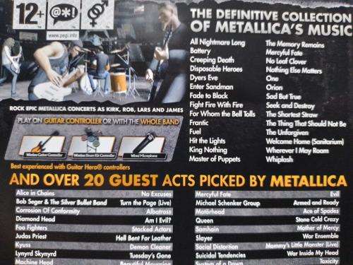 PS2 - Guitar Hero Metallica