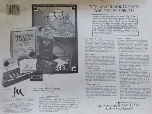 Vintage How to Host a Murder A Matter of Faxe Board Game 1986