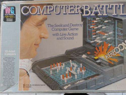Vintage Electronic Battleship WG Electronics Made in New Zeeland  - See Deescription