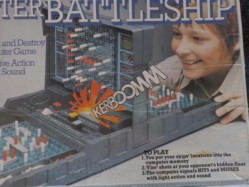 Vintage Electronic Battleship WG Electronics Made in New Zeeland  - See Deescription
