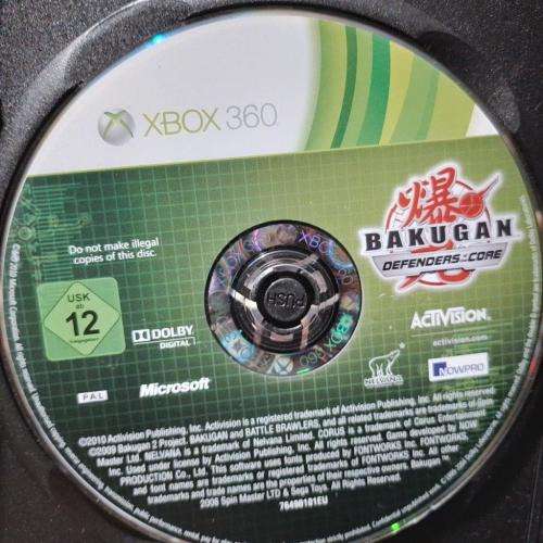 Xbox 360 - Bakugan Defenders of the Core (Disc Only)