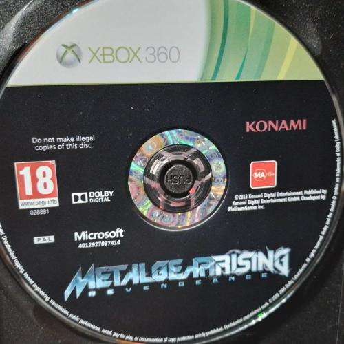 Xbox 360 - Metal Gear Rising Revengeance (Disc Only)