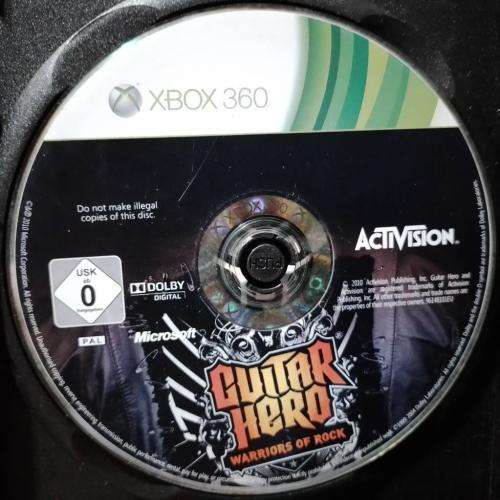 Xbox 360 - Guitar Heros Warriors of Rock (Disc Only)