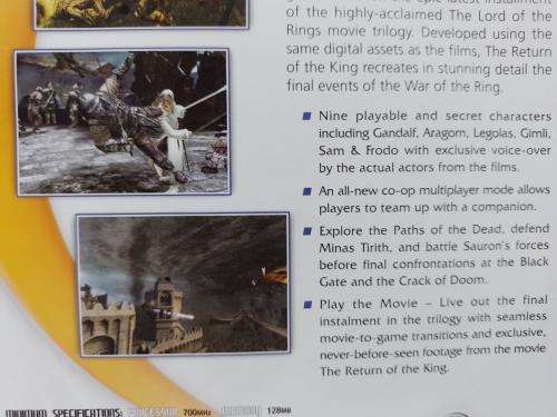 PC - The Lord of The Rings The Return of the King