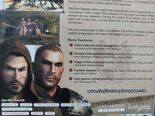 Xbox 360 - The First Templar