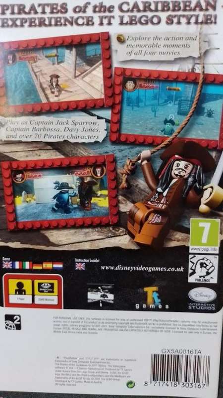 PSP - Lego Pirates of The Caribbean The Video Game