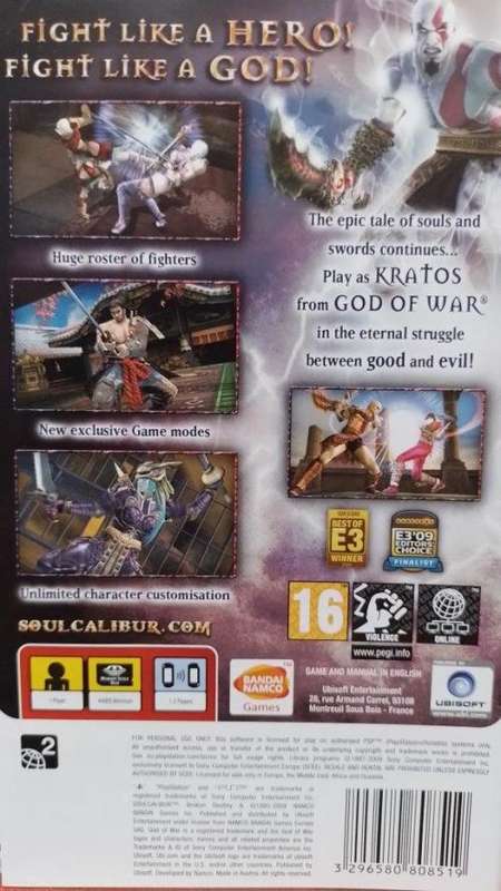 PSP - Soul Calibur Broken Destiny