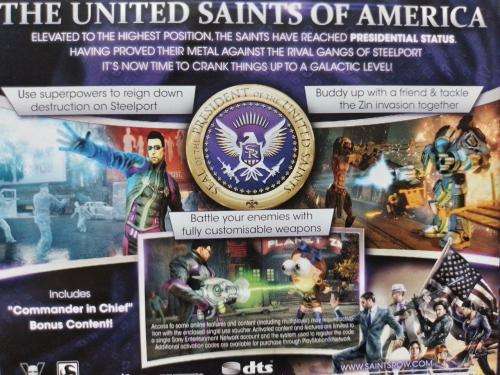 PS3 - Saints Row IV - Commander in Chief Edition