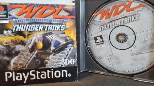 PS1 - World Destruction League Thunder Tanks (Original Black Disc)