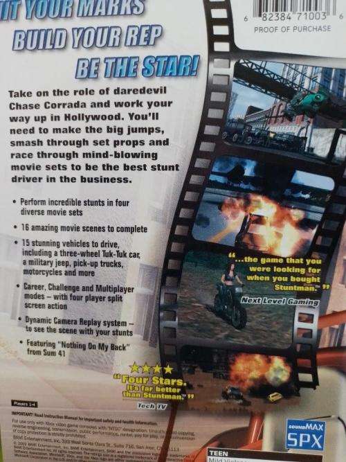Xbox - Chase Hollywood Stunt Driver (NTSC Game - Will not work on PAL systems)