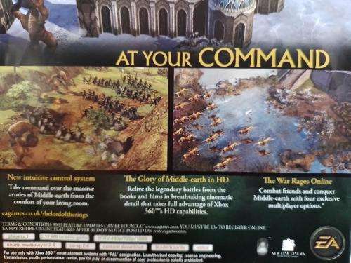 Xbox 360 - The Lord of The Rings The Battle For Middle Earth II