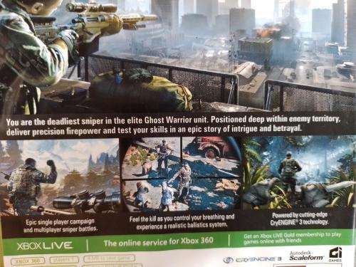 Xbox 360 - Sniper 2 Ghost Warrior