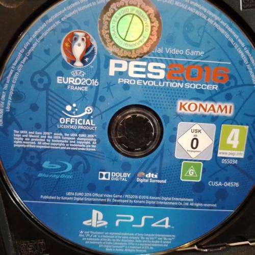 PS4 - Pro Evolution Soccer 2016 PES 2016 UEFA Euro 2016 France (Disc only)