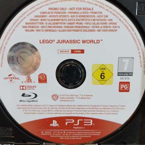 PS3 - Lego Jurassic World (Disc Only)