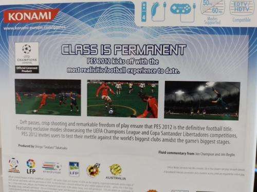 Wii - Pro Evolution Soccer 2012 PES 2012