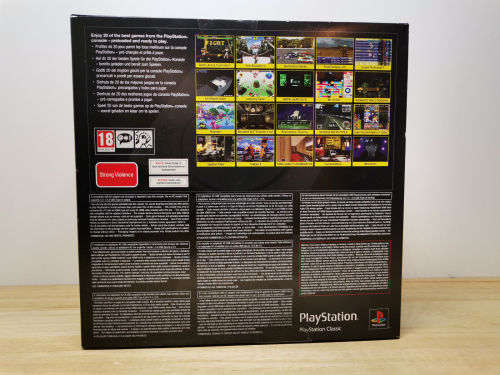Playstation Classic Mini Boxed 20 Games 2 Controllers HDMI Cable