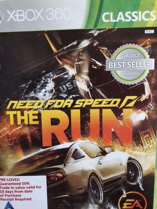 Xbox 360 - Need For Speed The Run