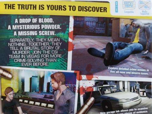 Wii - C.S.I. Crime Scene Investigation Hard Evidence Hard Evidence