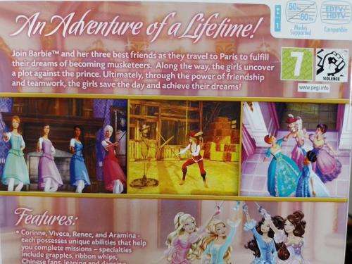 Wii - Barbie and the Three Musketeers