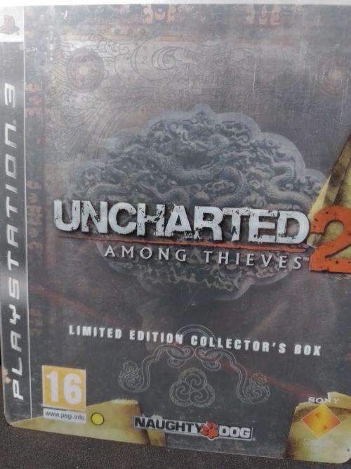PS3 - Uncharted 2  Among Thieves Limited Edition Collectors Box Steel Book