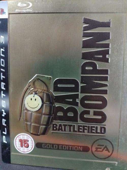 PS3 - Bad Company Battlefield Gold Edition Steel Book