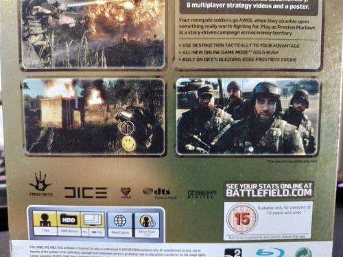 PS3 - Bad Company Battlefield Gold Edition Steel Book