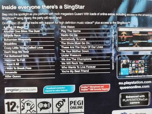 PS3 - Singstar Queen