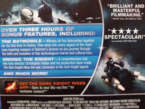 Blu-ray - Batman The Dark Knight Rises