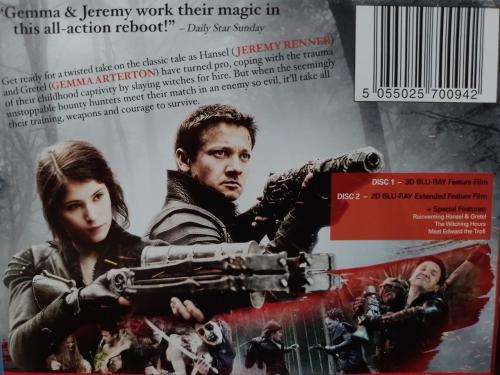 Blu-ray3D - Hansel & Gretel Witch Hunters