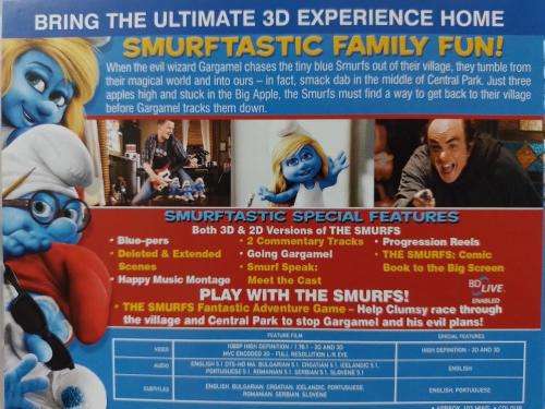 Blu-ray3D - The Smurfs in 3D