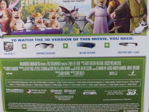 Blu-ray3D - Shrek The Third 3D