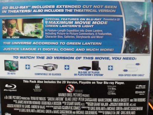 Blu-ray3D - Green Lantern 3D