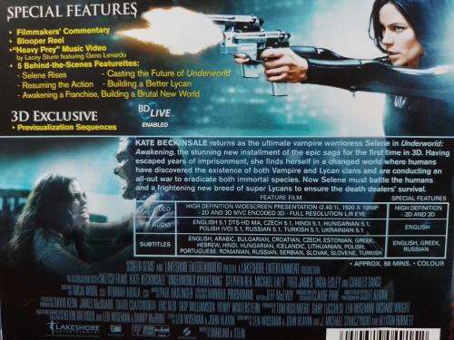 Blu-ray3D - Underworld Awakening 3D