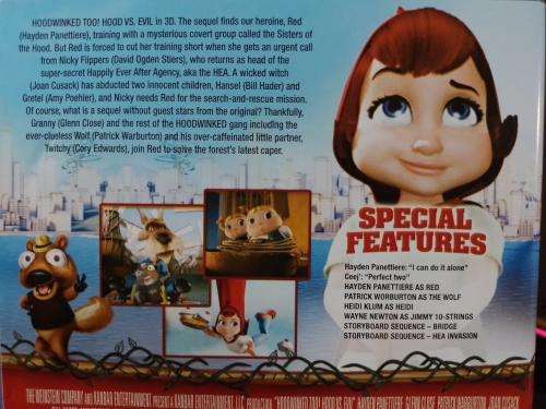 Blu-ray3D - Hoodwinked Too 3D (New Selaed)