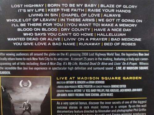 Blu-ray - Bon Jovi Live At Madison Square Garden