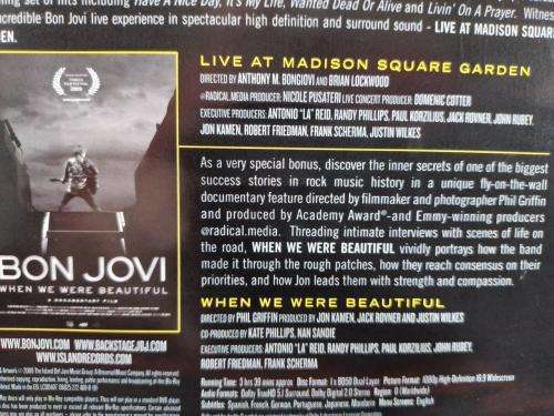 Blu-ray - Bon Jovi Live At Madison Square Garden