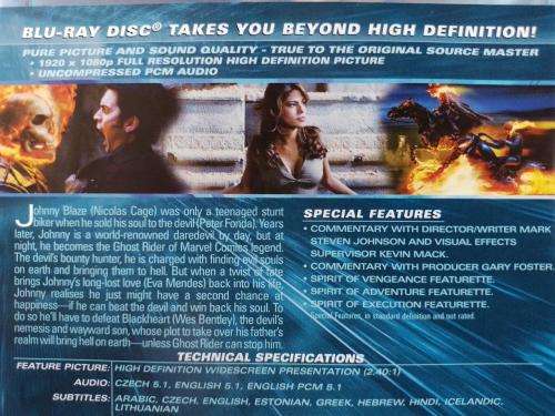 Blu-ray - Ghost Rider Extended Cut