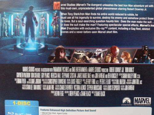 Blu-ray - Iron Man 3