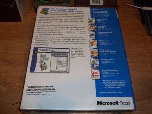 Microsoft Office 2000 Step by Step Learning Kit - Sealed (NOS)