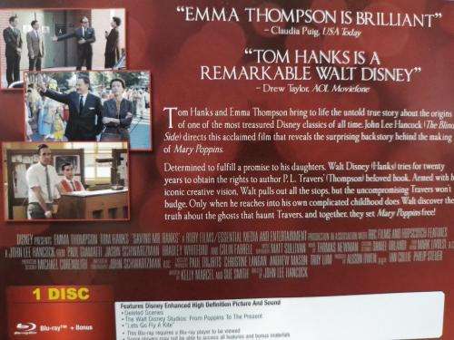 Blu-ray - Saving Mr. Banks