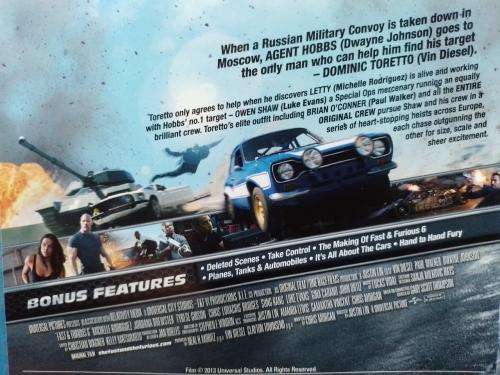 Blu-ray - Fast & Furious 6