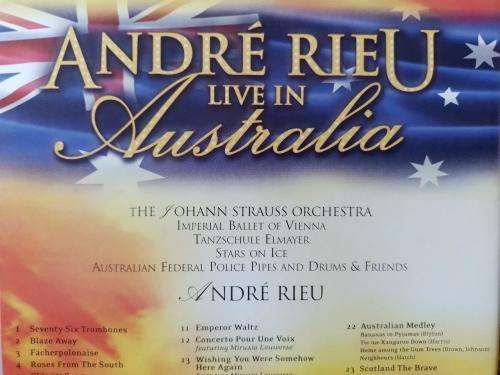 DVD - Andre` Rieu Live in Australia World Stadium Tour