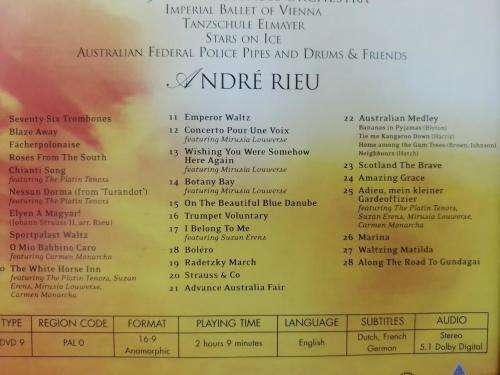 DVD - Andre` Rieu Live in Australia World Stadium Tour