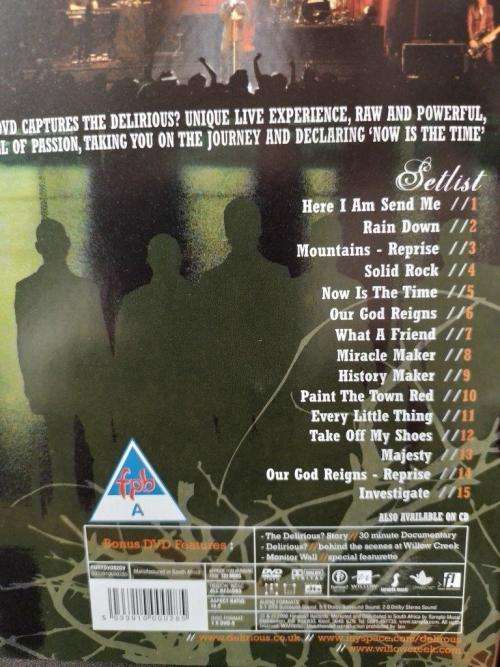 DVD - Delirious - Now Is the Time Live At Willow Creek Chicago USA
