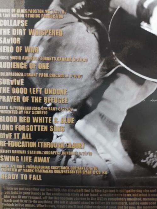 DVD - Rise Against - Another Station Another Mile