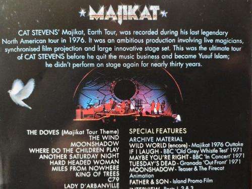DVD - Cat Stevens - Majikat