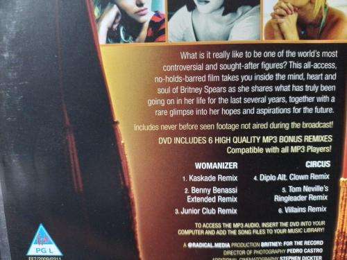 DVD - Britney - for the record.